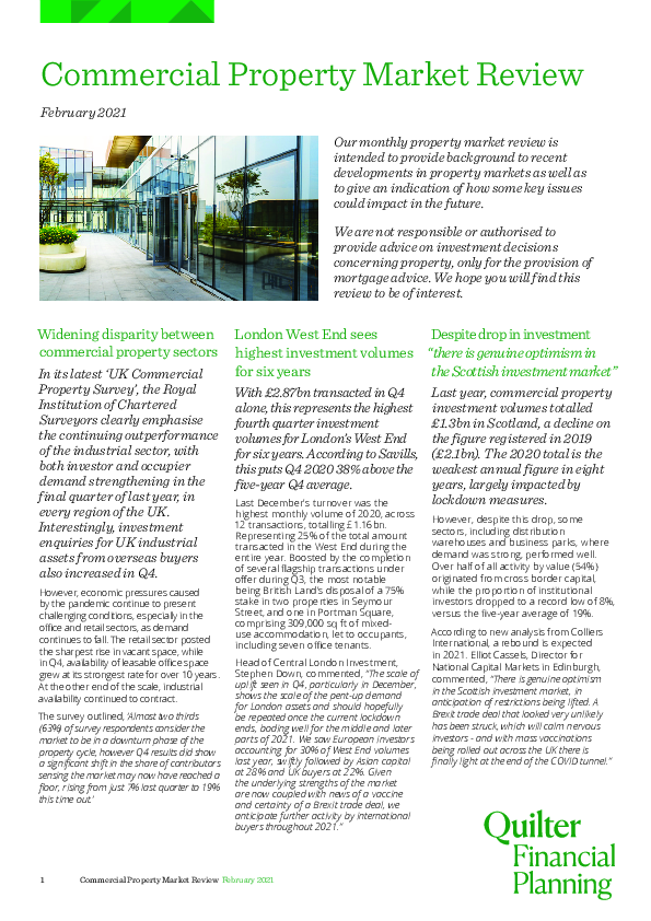 Property Market Review - February 2021 