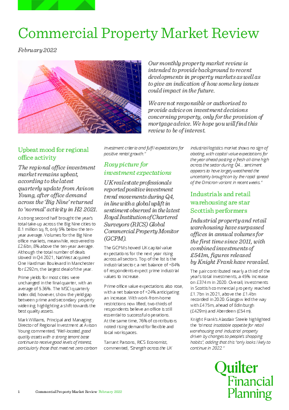  Property Market Review - February 2022